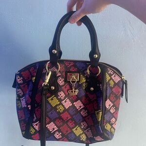Juicy Couture Multicolor Logo Satchel